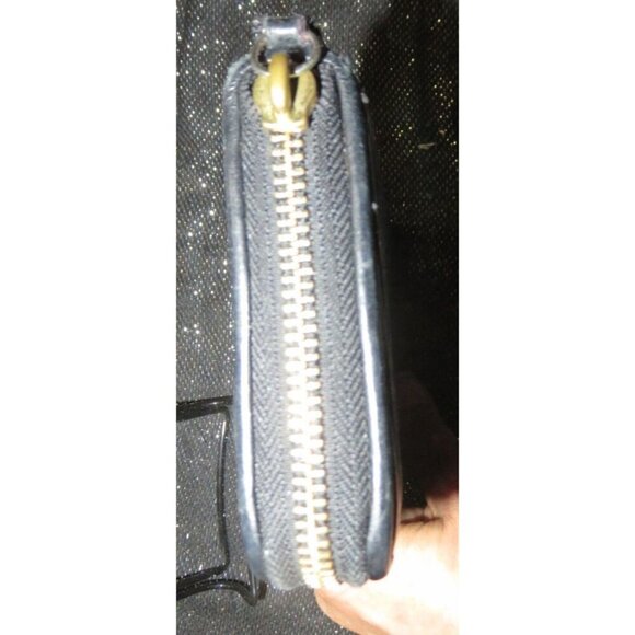 Coach Black Quilted Leather Zip Around Accordion Continental Long Wallet - Picture 3 of 9